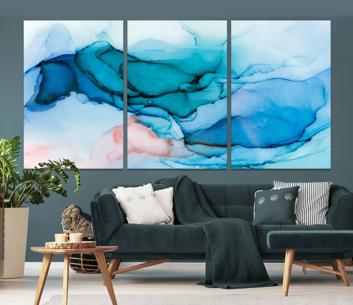 Large Modern Abstract Canvas Wall Art Print Framed Wall Decor