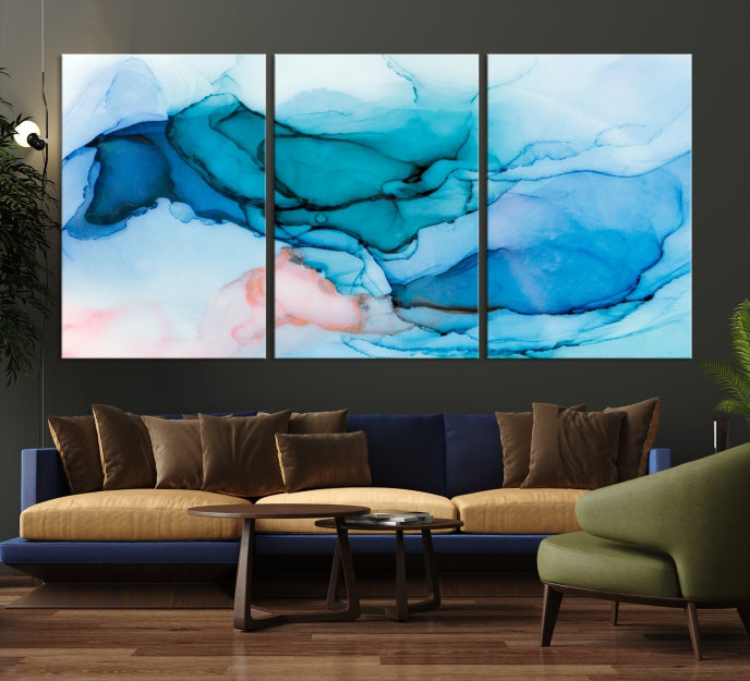 Large Modern Abstract Canvas Wall Art Print Framed Wall Decor