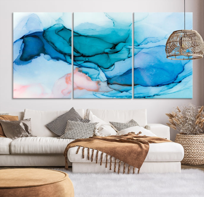 Large Modern Abstract Canvas Wall Art Print Framed Wall Decor