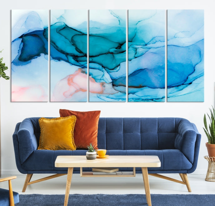 Large Modern Abstract Canvas Wall Art Print Framed Wall Decor