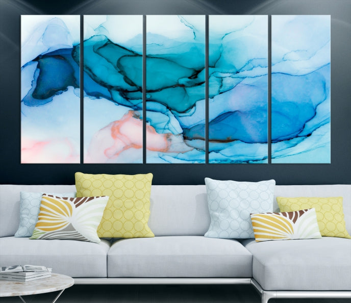 Large Modern Abstract Canvas Wall Art Print Framed Wall Decor