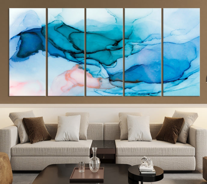 Large Modern Abstract Canvas Wall Art Print Framed Wall Decor