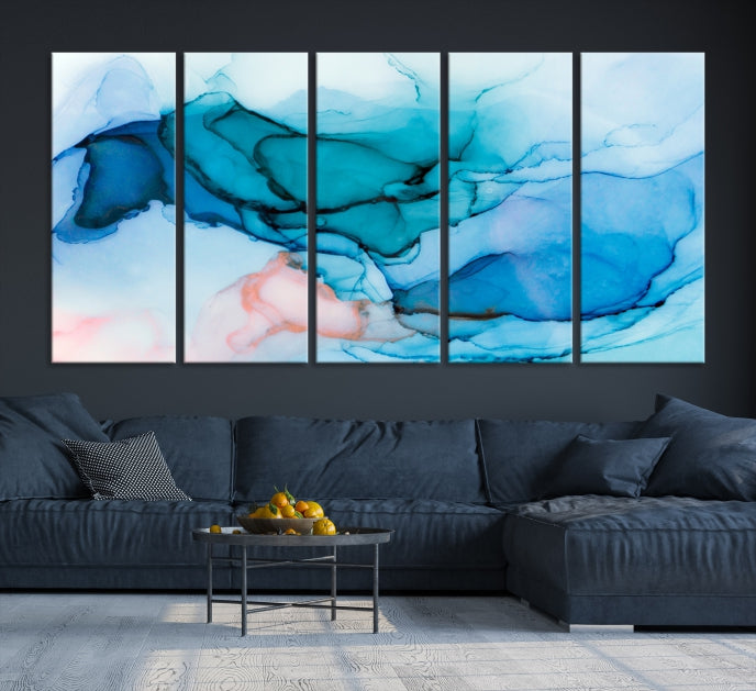 Large Modern Abstract Canvas Wall Art Print Framed Wall Decor