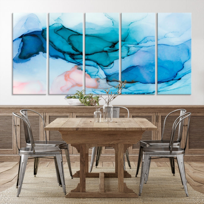 Large Modern Abstract Canvas Wall Art Print Framed Wall Decor