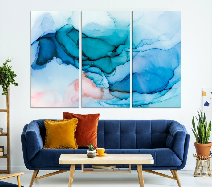 Large Modern Abstract Canvas Wall Art Print Framed Wall Decor