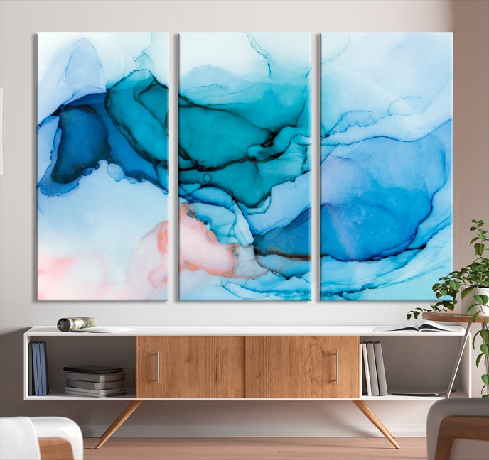 Large Modern Abstract Canvas Wall Art Print Framed Wall Decor