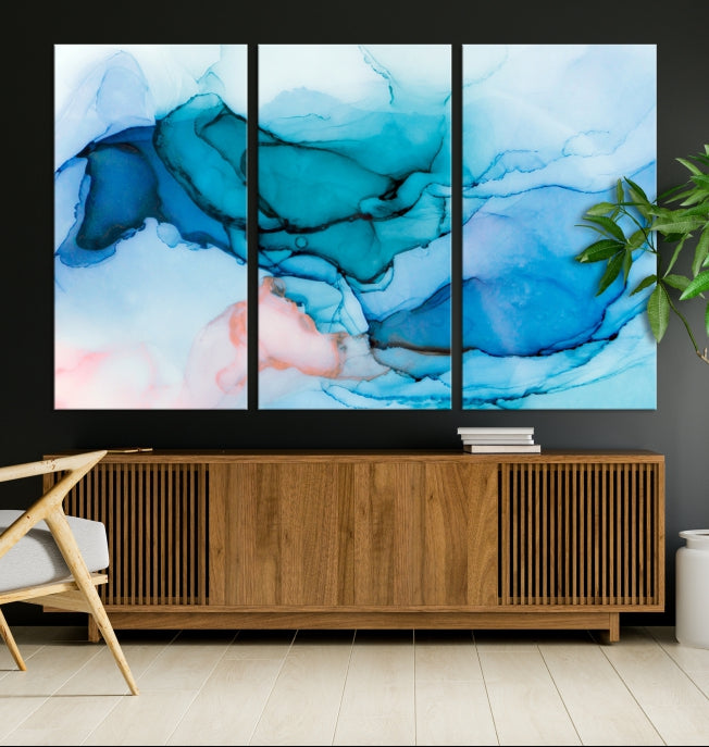 Large Modern Abstract Canvas Wall Art Print Framed Wall Decor