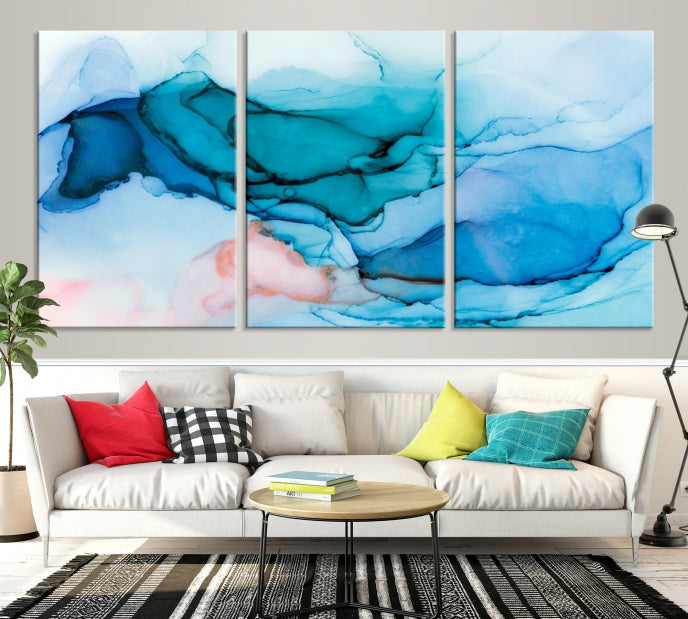 Large Modern Abstract Canvas Wall Art Print Framed Wall Decor