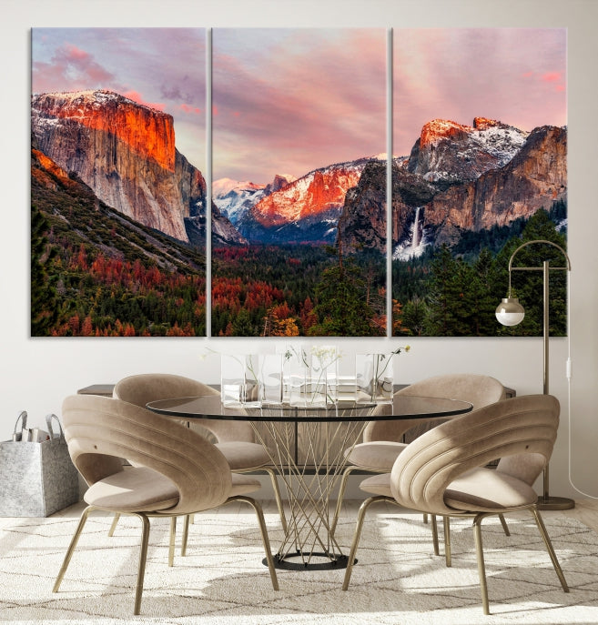 Large Yosemite National Park Wall Art Landscape Canvas Print