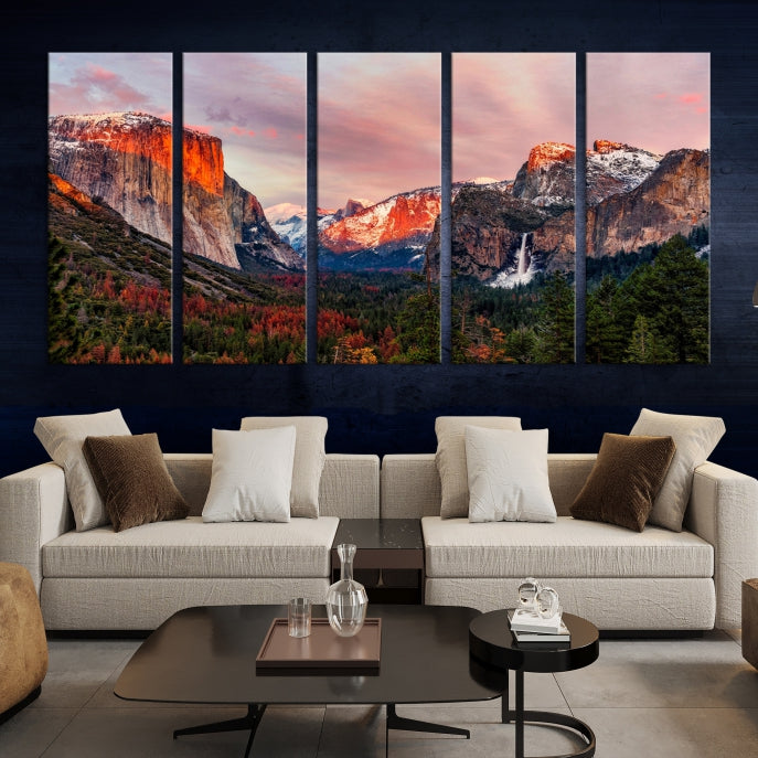 Large Yosemite National Park Wall Art Landscape Canvas Print