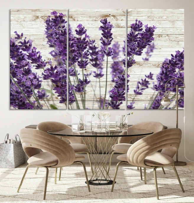 Lavander Herb Large Wall Art Giclee Canvas Print Floral Decor