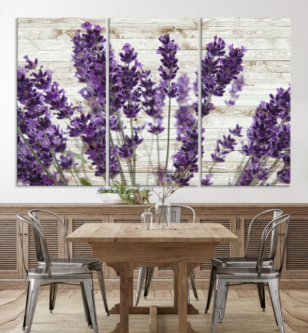 Lavander Herb Large Wall Art Giclee Canvas Print Floral Decor