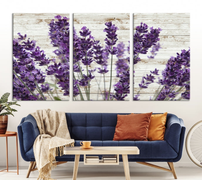 Lavander Herb Large Wall Art Giclee Canvas Print Floral Decor