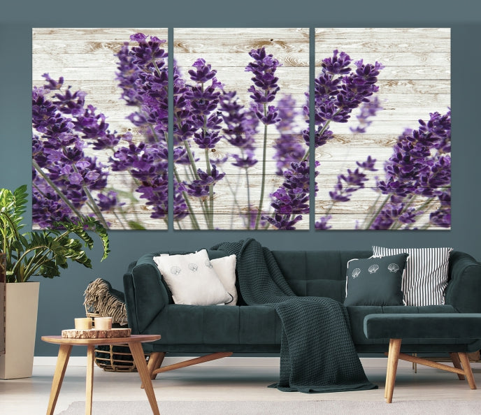 Lavander Herb Large Wall Art Giclee Canvas Print Floral Decor