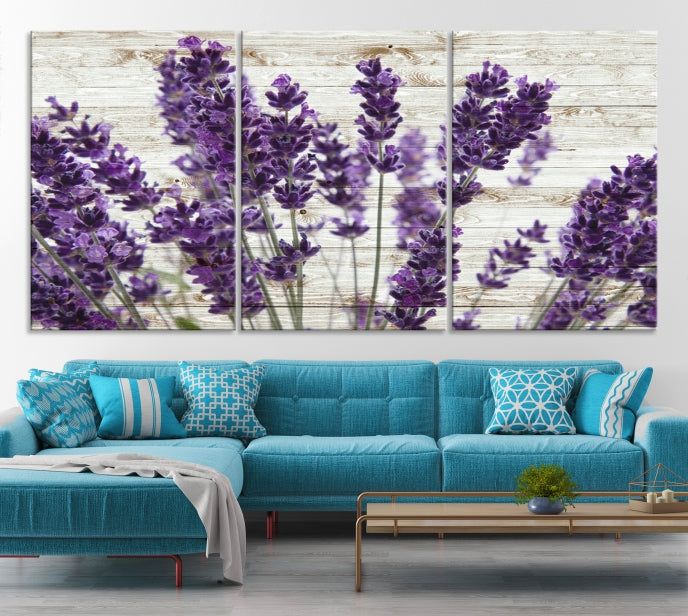 Lavander Herb Large Wall Art Giclee Canvas Print Floral Decor