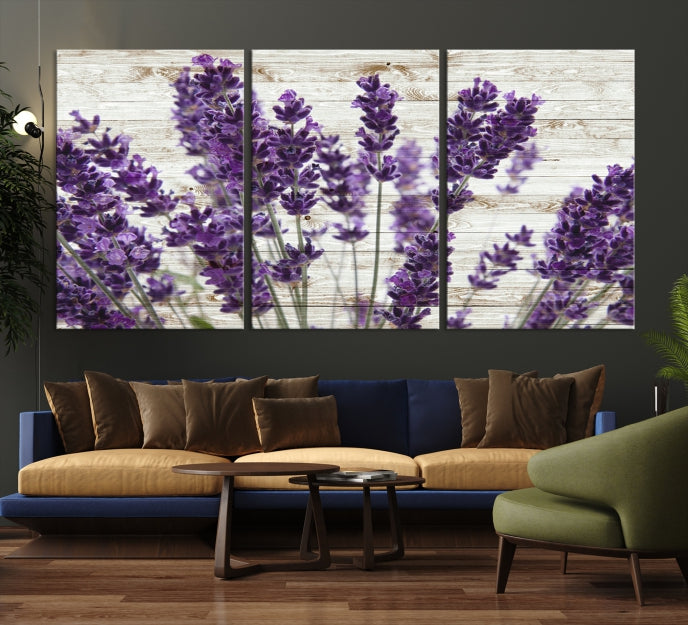 Lavander Herb Large Wall Art Giclee Canvas Print Floral Decor