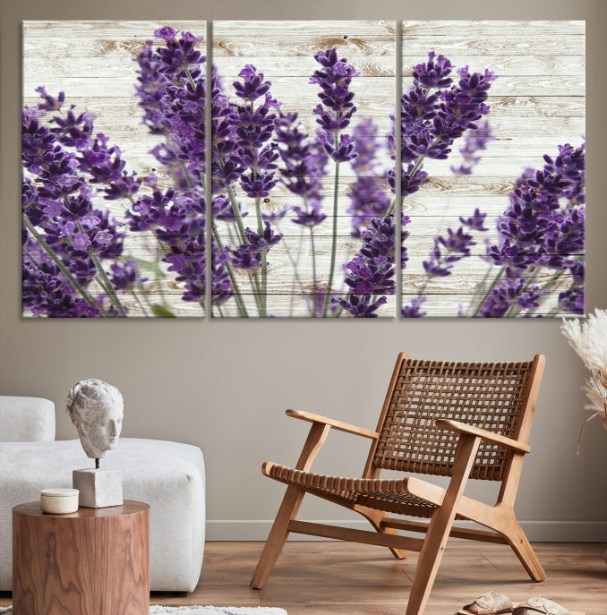 Lavander Herb Large Wall Art Giclee Canvas Print Floral Decor