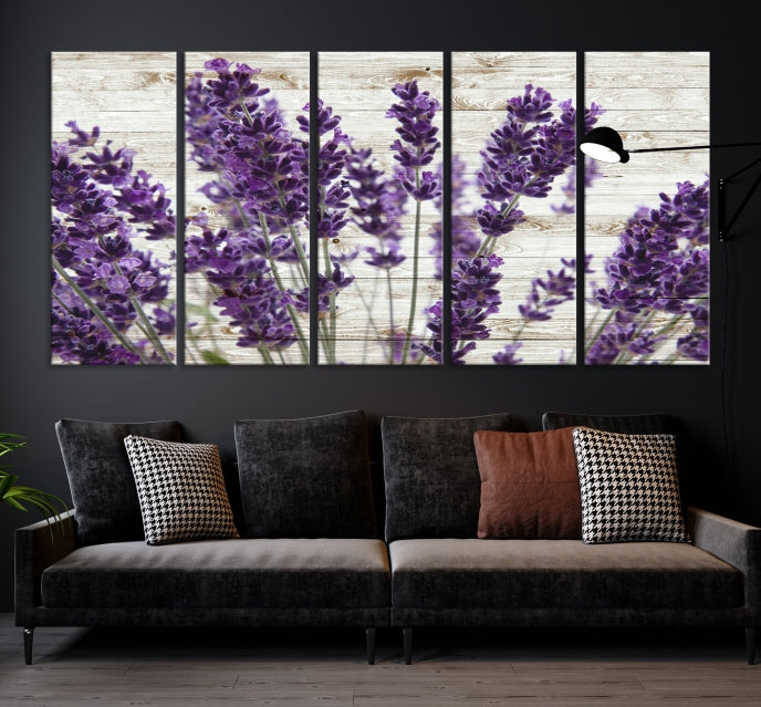 Lavander Herb Large Wall Art Giclee Canvas Print Floral Decor