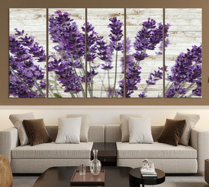 Lavander Herb Large Wall Art Giclee Canvas Print Floral Decor