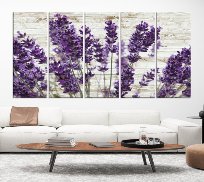 Lavander Herb Large Wall Art Giclee Canvas Print Floral Decor