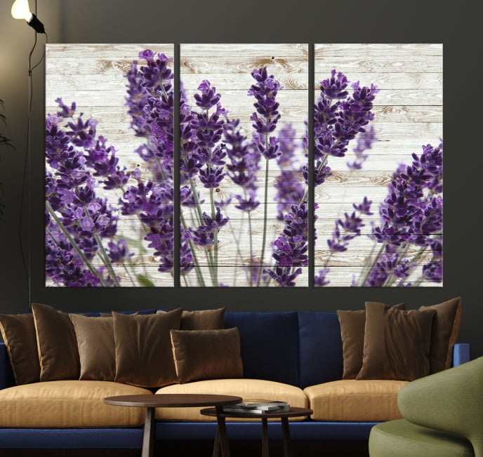 Lavander Herb Large Wall Art Giclee Canvas Print Floral Decor