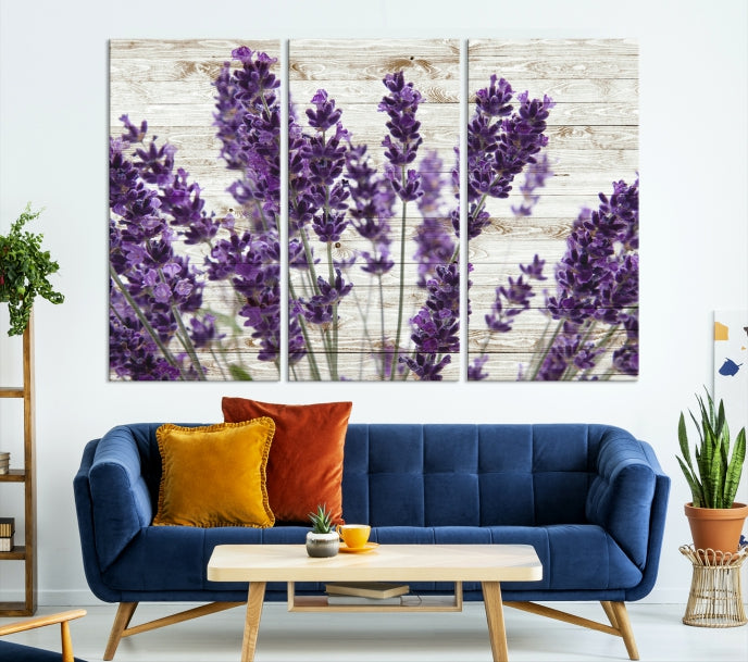 Lavander Herb Large Wall Art Giclee Canvas Print Floral Decor