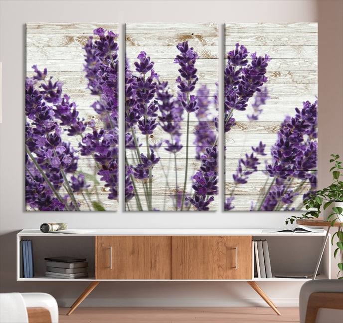 Lavander Herb Large Wall Art Giclee Canvas Print Floral Decor