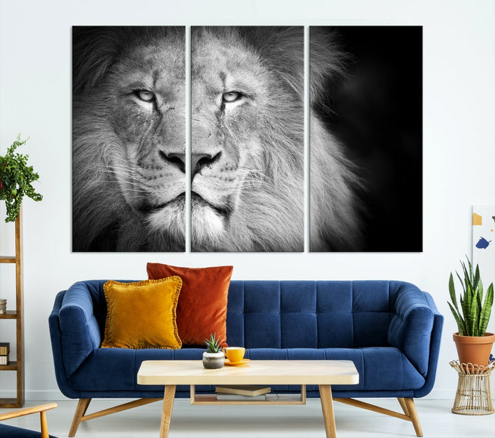 Lion Wall Art Canvas Print