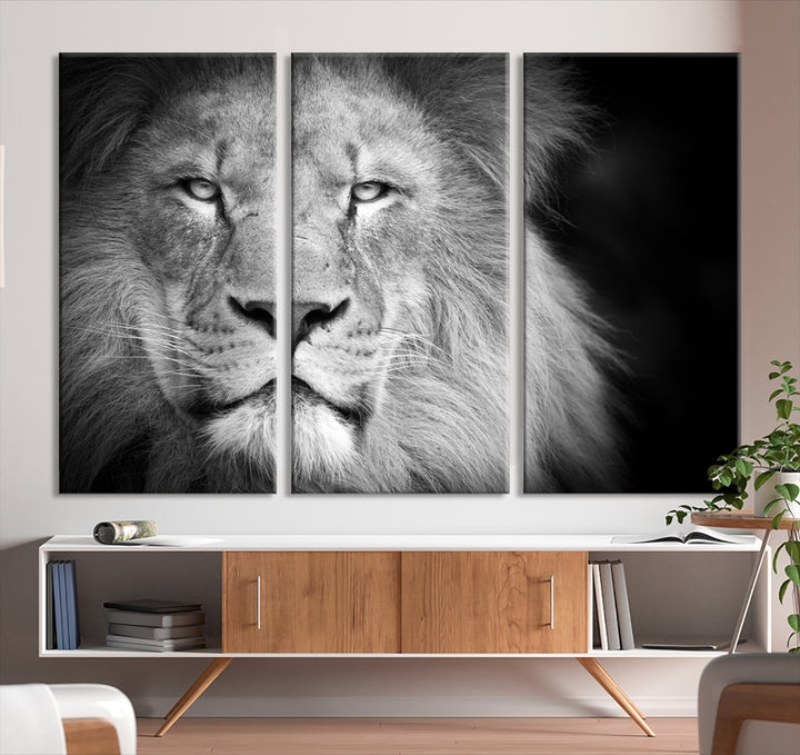 Lion Wall Art Canvas Print