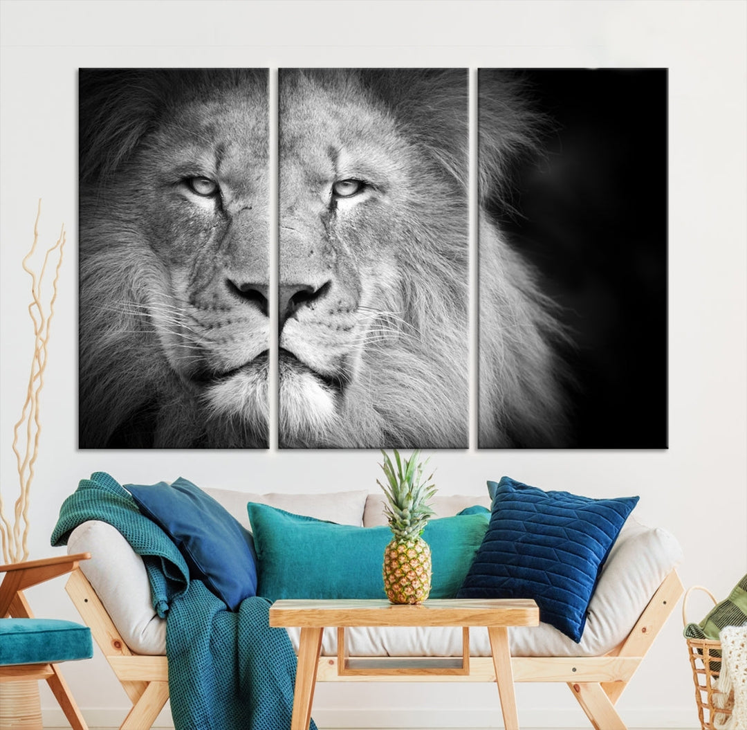 Lion Wall Art Canvas Print