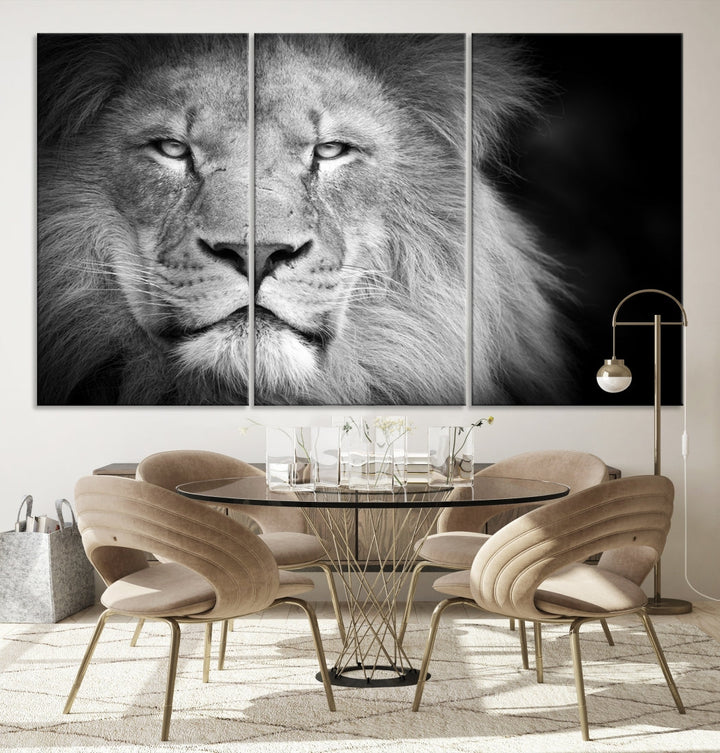 Lion Wall Art Canvas Print