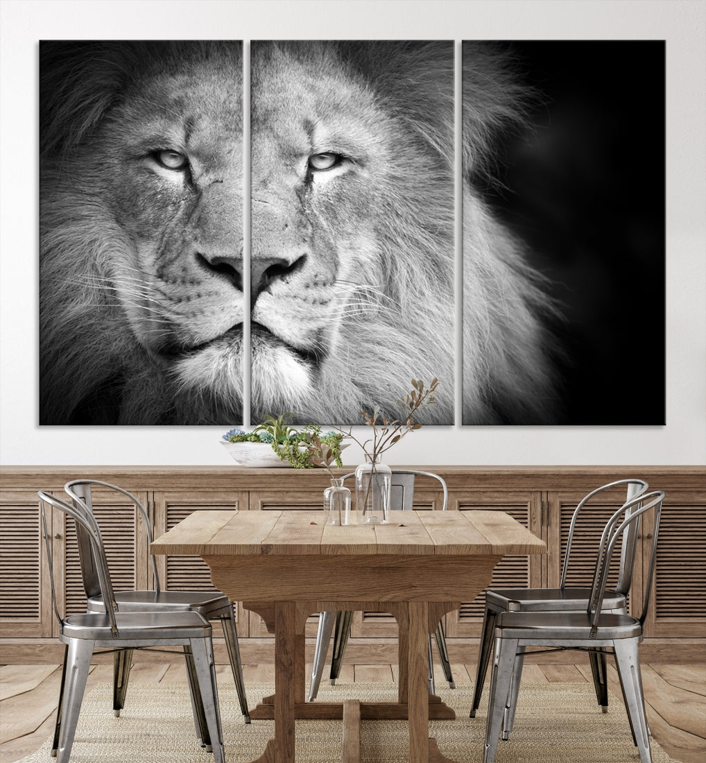 Lion Wall Art Canvas Print