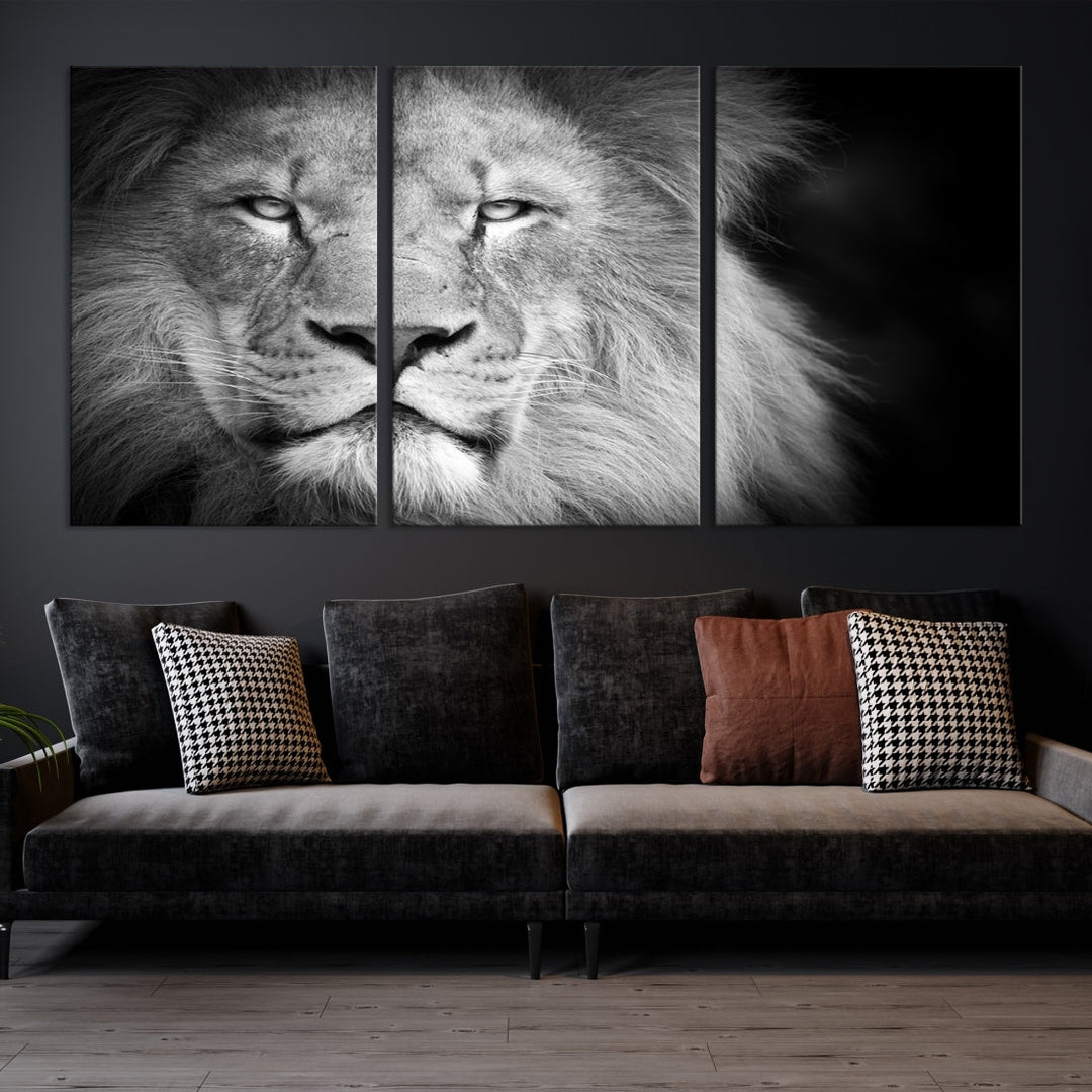 Lion Wall Art Canvas Print