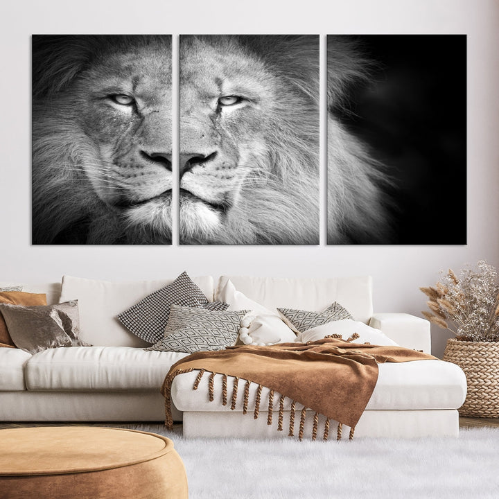 Lion Wall Art Canvas Print