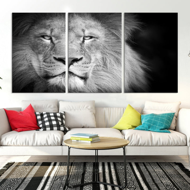 Lion Wall Art Canvas Print