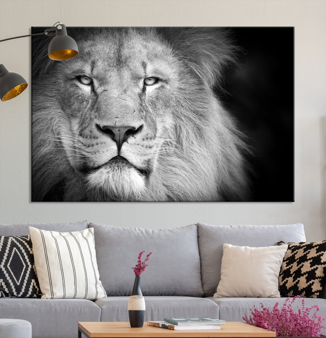 Lion Wall Art Canvas Print