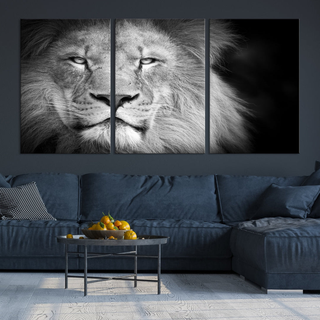 Lion Wall Art Canvas Print