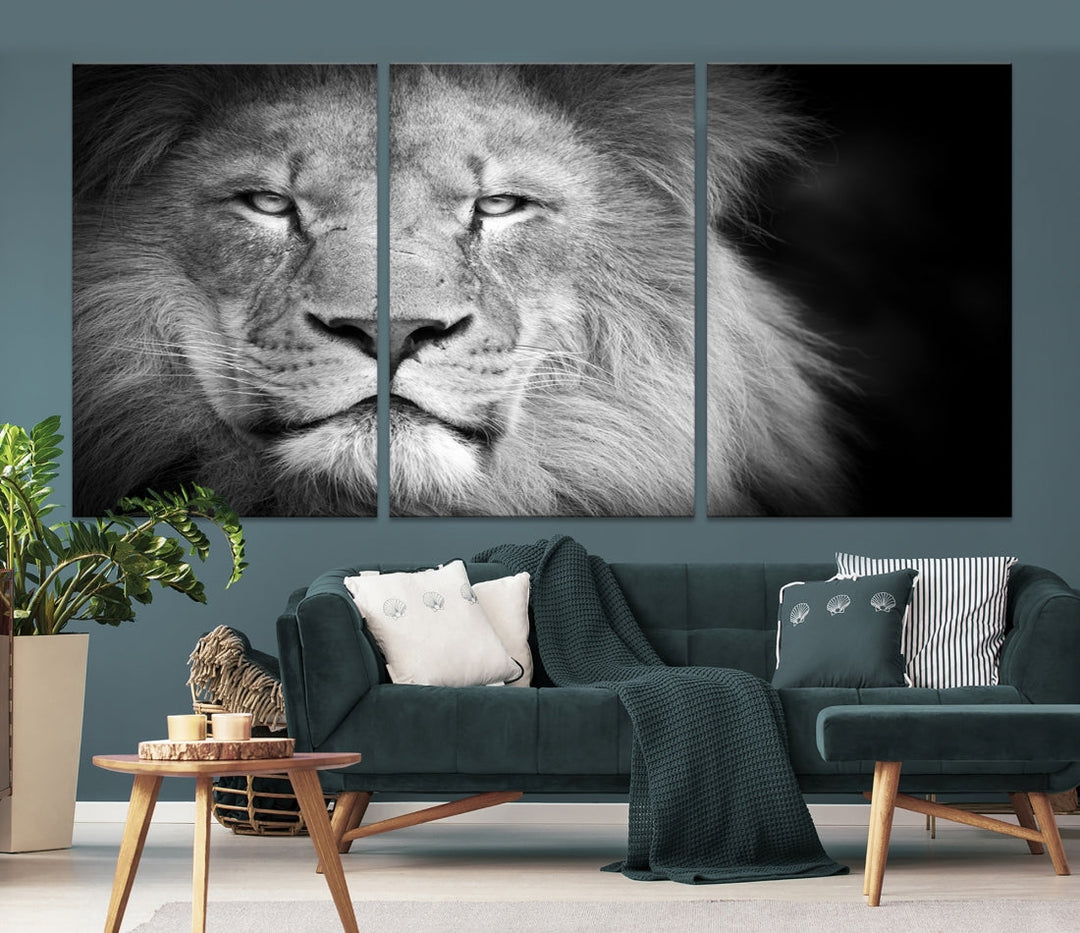 Lion Wall Art Canvas Print