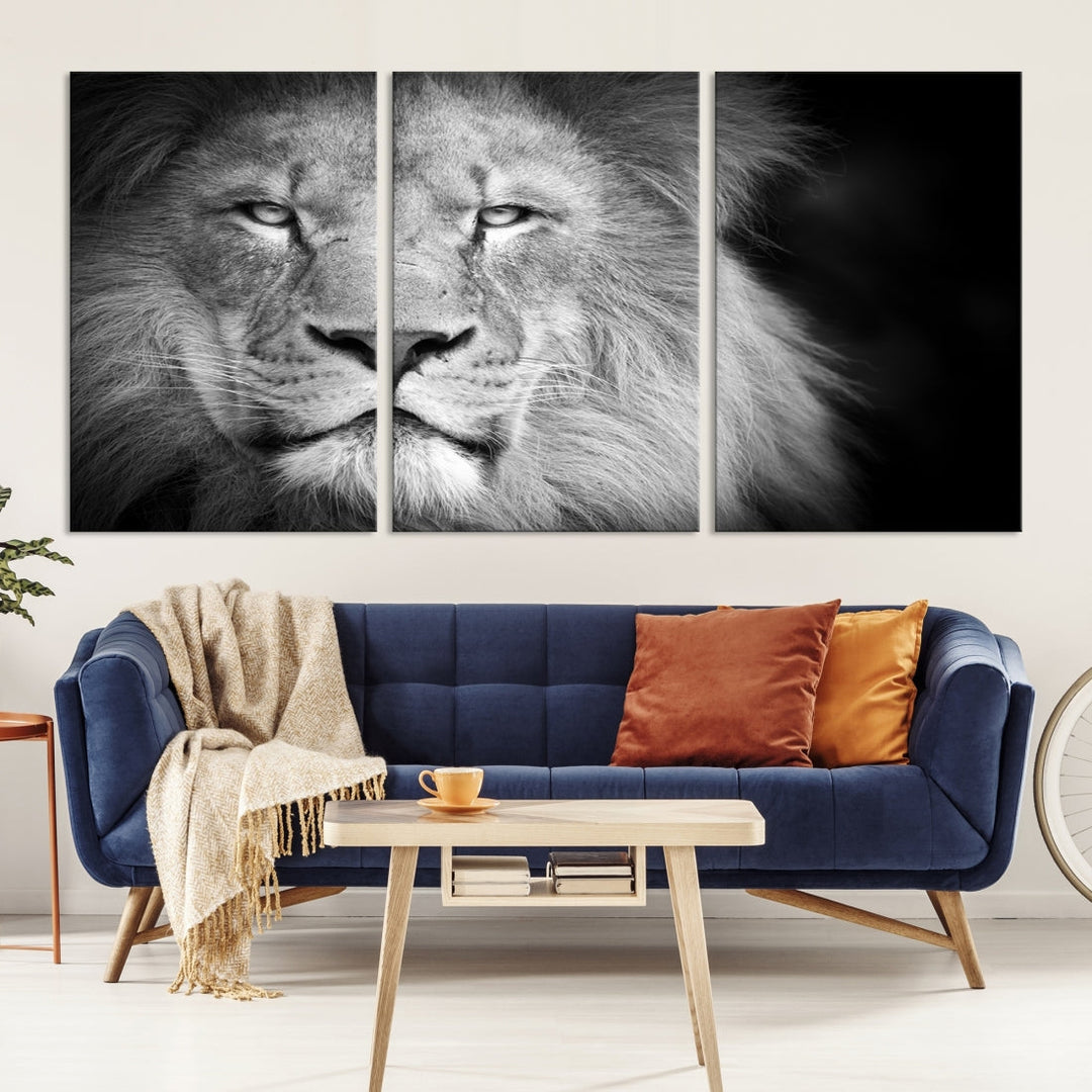 Lion Wall Art Canvas Print