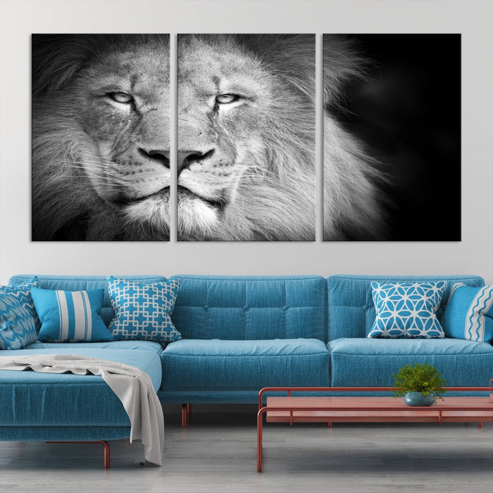 Lion Wall Art Canvas Print