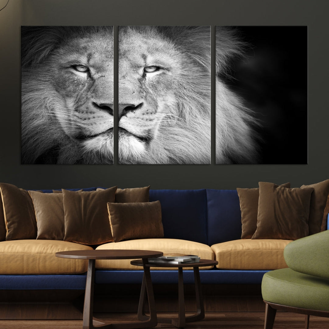 Lion Wall Art Canvas Print