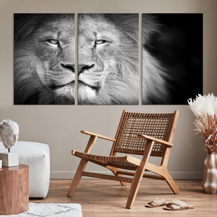 Lion Wall Art Canvas Print