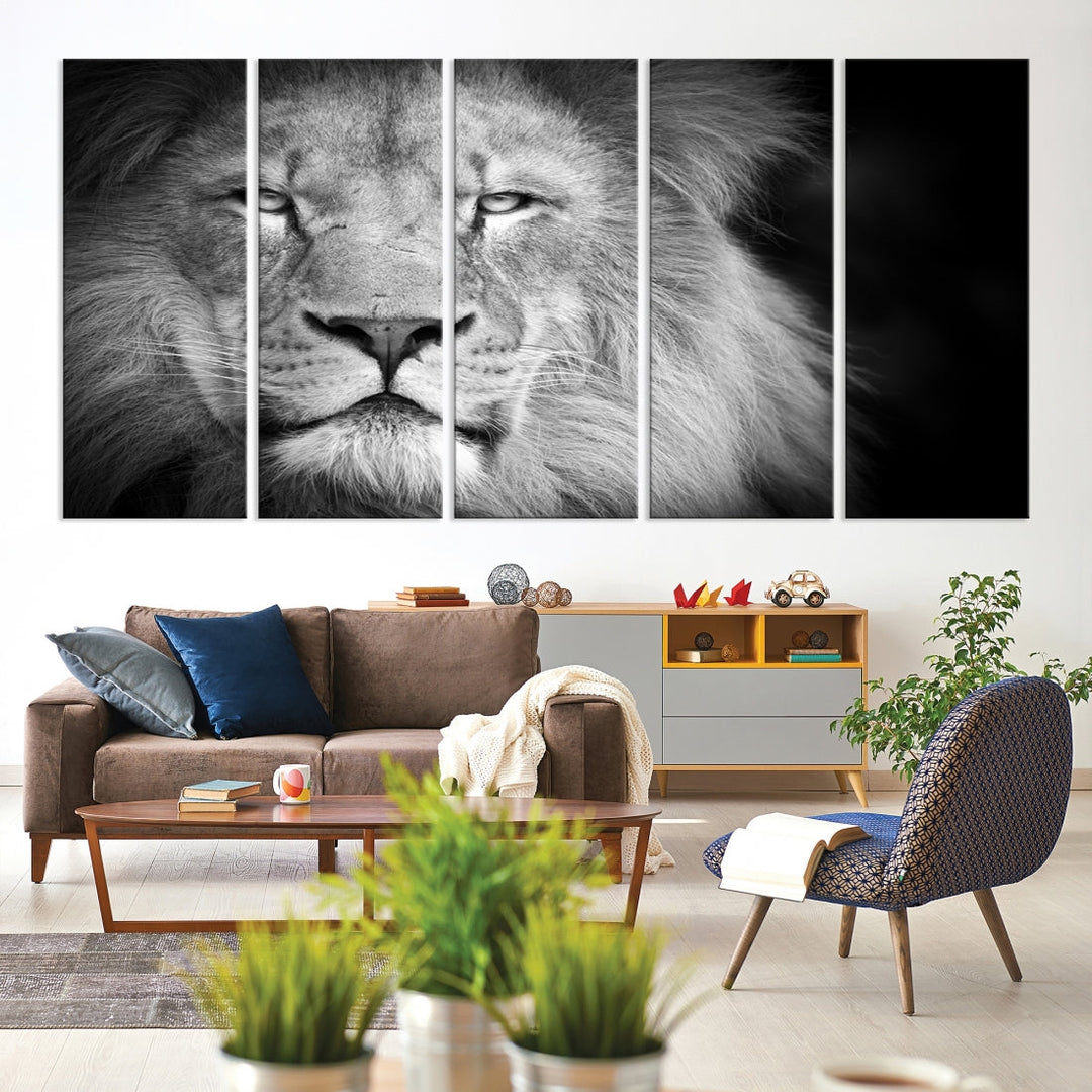 Lion Wall Art Canvas Print