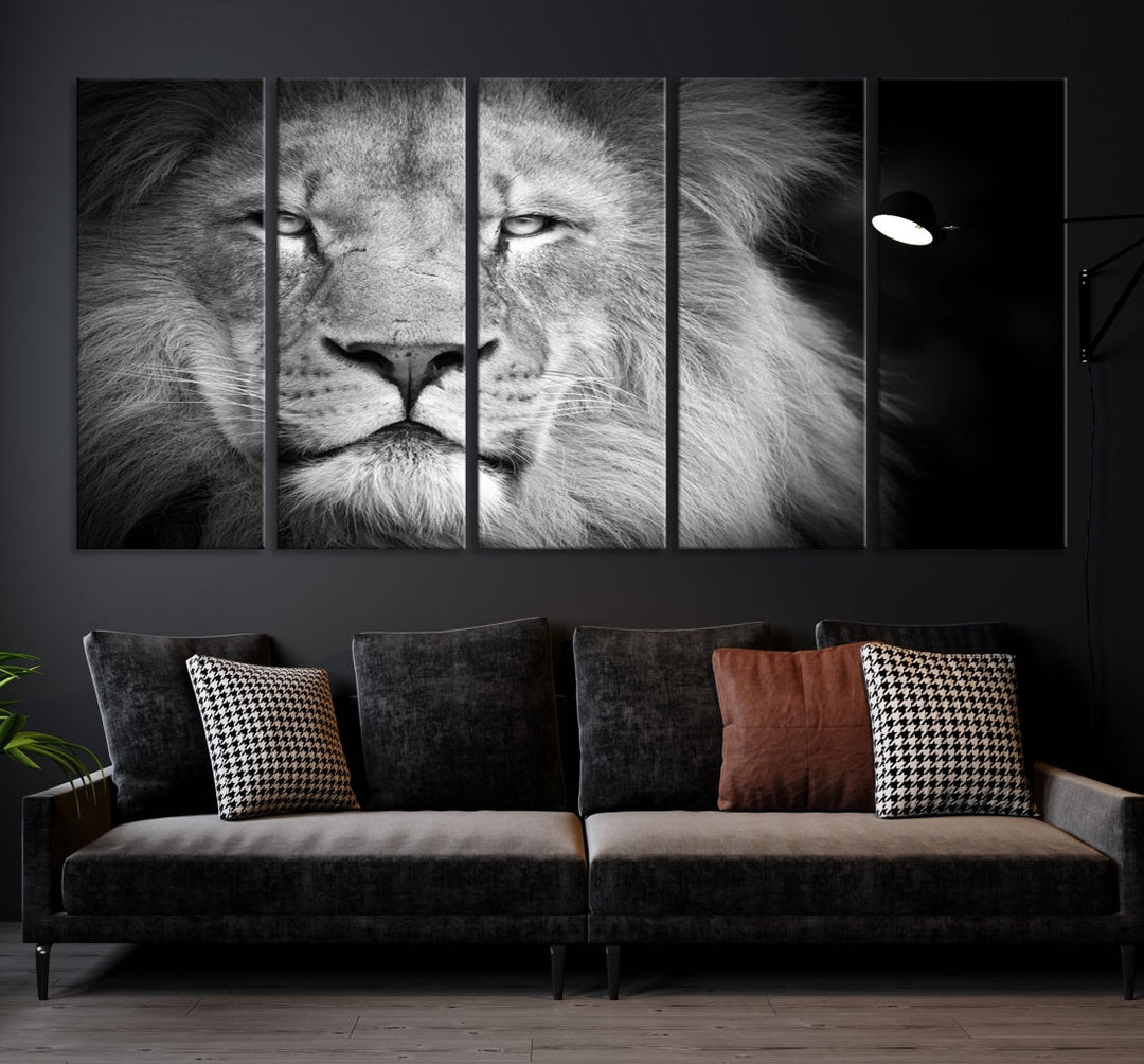 Lion Wall Art Canvas Print