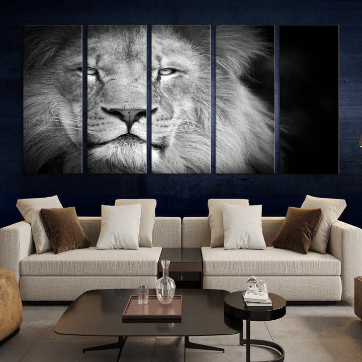 Lion Wall Art Canvas Print