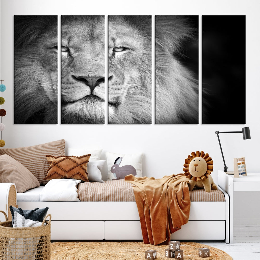 Lion Wall Art Canvas Print