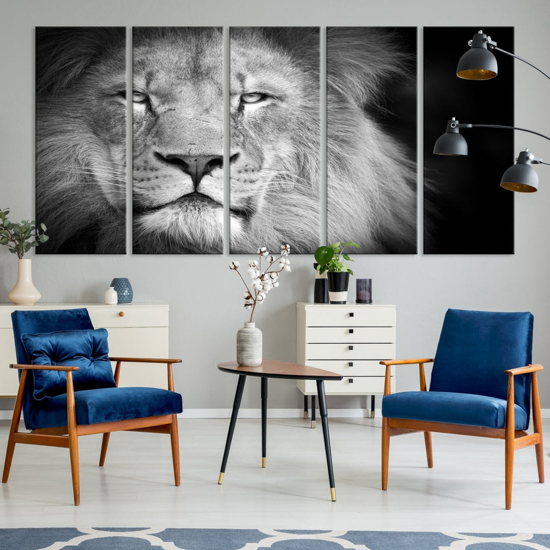 Lion Wall Art Canvas Print