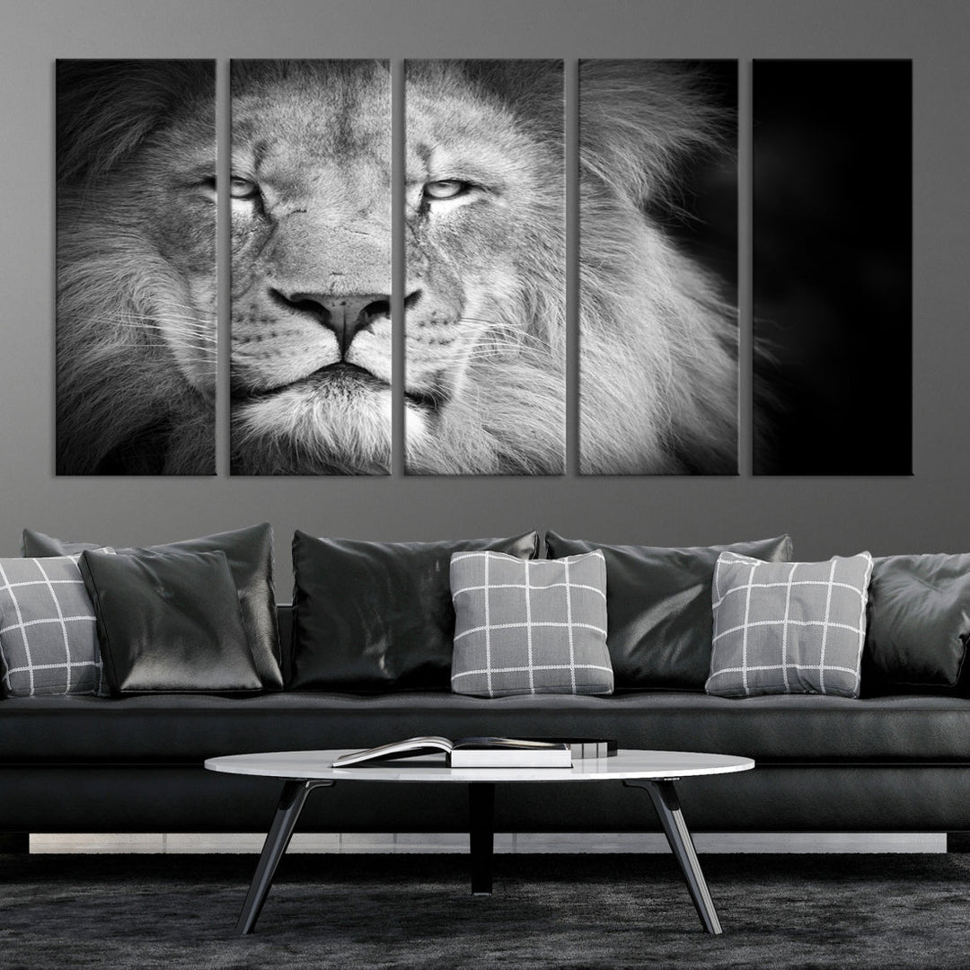 Lion Wall Art Canvas Print