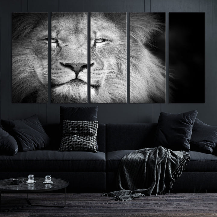 Lion Wall Art Canvas Print