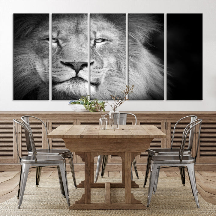 Lion Wall Art Canvas Print